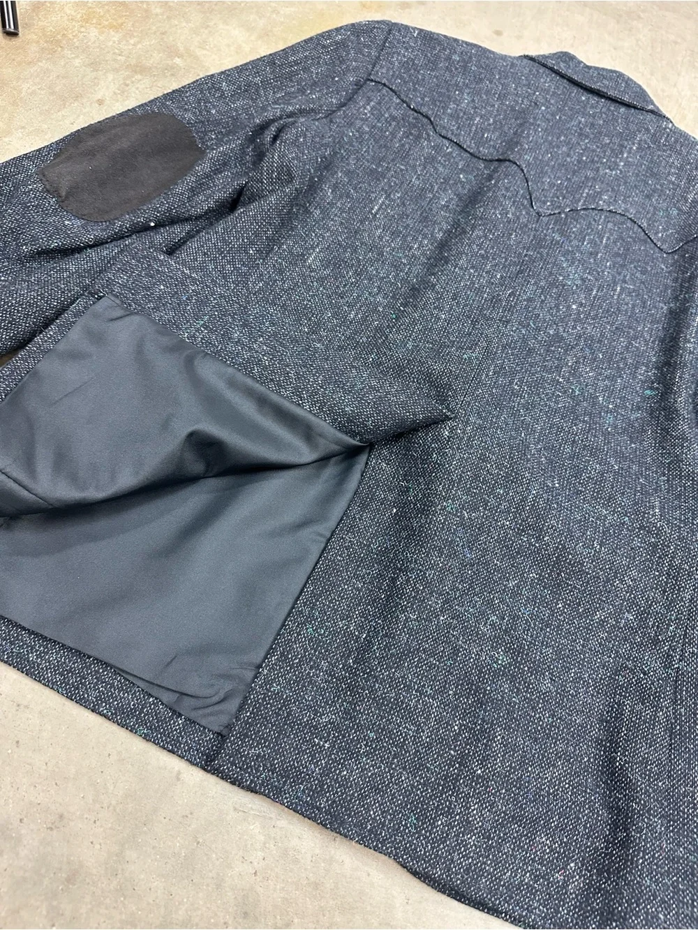Pioneer Wear navy tweed